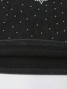 All Over Hotfix <b>Rhinestone</b> Star Custom T Shirt Heavyweight Cotton Vintage Bling Boxy Fit Men Casual Streetwear USA Summer <b>Top</b> - Product Image 6