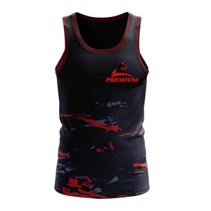 Camiseta sin Mangas Sublimada de Estilo Moderno, Tela Suave, Transpirable y Duradera, Perfecta para Entrenamiento y Uso Casual - Product Image 1