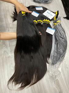 ซูเปอร์เซลล์ ลดราคา 100% ผมต่อเวียดนามแท้จากเด็ก 100% ผมดิบจากผู้บริจาค 1 คน ผมไม่ผ่านการแปรรูป แบบ Double Drawn เกล็ดผมครบถ้วน ราคาโรงงาน - Product Image 4