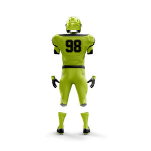 Offre Spéciale – Ensembles d'uniformes de football américain sur mesure, respirants, à manches courtes, 100 % polyester, service OEM, design uni - Product Image 2