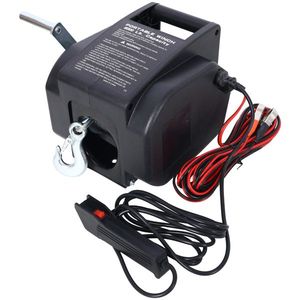 Verricello Elettrico Reversibile 12V per Barche con Montaggio Rapido, Telecomando Portatile, Cavo in Acciaio Zincato, Capacità di Carico 5000 Lbs (2268 kg) - Product Image 2