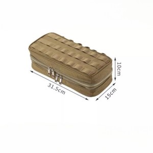 Tactical <b>Gear</b> Pouch Oxford Fabric Double Zipper Waterproof Travel Case Unisex Minimalist Style Made in Vietnam - Product Image 6