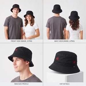 Sombrero de Pescador Bordado con Logotipo Personalizado al por Mayor, Transpirable, Protección Solar, Unisex, para Senderismo - Product Image 5