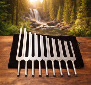 Angel Number Tuning Fork | Meditation Sound <b>Tool</b> | Unweighted Aluminum Fork for Mindfulness & Calm.. - Product Image 3