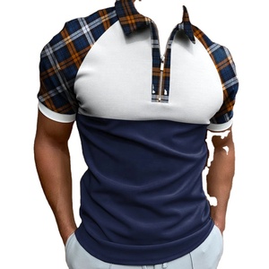 Polo personalizado de algodón y poliéster para hombre, camiseta informal ajustada, nuevo diseño, Polo para hombre, camiseta con logotipo personalizado - Product Image 4