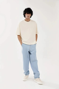 Camiseta de Hombre de Alta Calidad, Estampada, de Corte Cuadrado, 100% Algodón, Hombros Caídos, Talla Grande, con Servicio OEM - Product Image 2