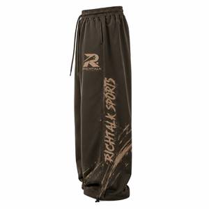 Men's baggy <b>trouser</b> <b>Elastic</b> <b>Waist</b> Drawstring Sweatpants Sublimation Printed Breathable Polyester Sporty Style Autumn Wear - Product Image 3