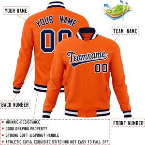 Custom Men's Yellow Varsity <b>Jacket</b> with Team Name and Number <b>Heat</b>-Transfer Printing Preppy Style Autumn Wear - Product Image 5