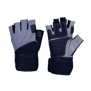 GAF Wholesale Half-Finger PU Leather Non-Slip Gym <b>Gloves</b> for Fitness <b>Weight</b> Lifting Sports Workout Racing Cycling Unisex - Product Image 4