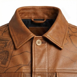 Chaqueta de Motociclista de Cuero Genuino para Hombre de la Mejor Calidad, Nueva Colección de Invierno, Chaquetas de Motocicleta con Protecciones Desmontables Personalizadas - Product Image 4