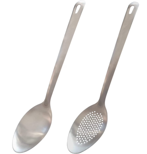 Premium <b>Stainless</b> <b>Steel</b> Nonstick Heat Resistant <b>Kitchen</b> Gadgets <b>Utensils</b> 2 Pcs For Food Making Use In Wholesale - Product Image 1