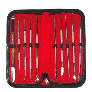 Juego de Herramientas Manuales de Acero Inoxidable para Esculpir Cera Dental, Espátula Quirúrgica, Palillo de Dientes, Kit de Blanqueamiento Dental para Laboratorio Dental de Blush Surgical - Product Image 5