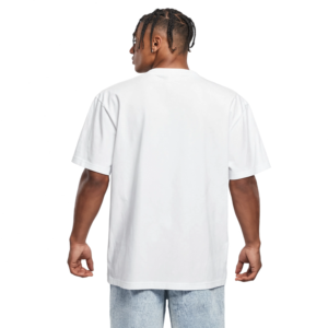 Custom <b>White</b> Oversized T Shirt Men Heavyweight Cotton Drop Shoulder Premium Blank Streetwear <b>Tee</b> - Product Image 2