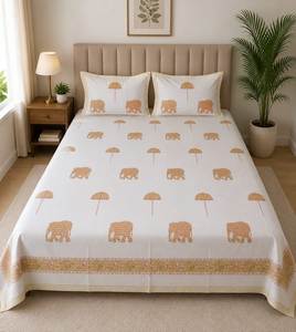 Juego de Cubrecama de Algodón con Estampado Floral, 200 Hilos, Resistente a las Arrugas, Lavable, para Hogar y Hotel - Product Image 1