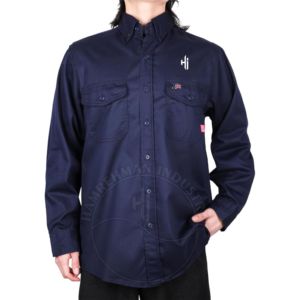 Men's <b>Flame</b> Resistant Crew FR 100% Cotton Uniforms Cotton Electrician Welding Fr Clothing Fire Resistant Work <b>Shirts</b> Mens <b>Flame</b> - Product Image 1