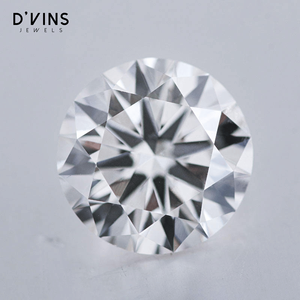 เพชรปลูกในห้องปฏิบัติการ D'vins Jewels ขายส่ง ขนาด 1 กะรัต 2 กะรัต 3 กะรัต 4 กะรัต 5 กะรัต รูปทรงกลมเจียระไนแบบบริลเลียนท์ สี D - Product Image 5