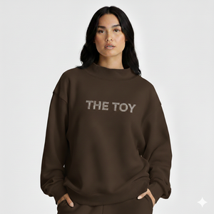เสื้อสเวตเชิ้ตคอกลมสีน้ำเงินขนาดใหญ่พิเศษ พิมพ์ลายตัวอักษรสีขาว กระเป๋าหน้า ดีไซน์ลำลอง ใส่ได้ทั้งชายและหญิง ผ้าถัก ทรงพูลโอเวอร์ เหมาะสำหรับใส่ในฤดูใบไม้ร่วง - Product Image 5