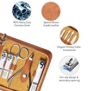 Professional Travel Manicure Kits with Precision Nail Clippers <b>Ear</b> <b>Pick</b> Tweezers and Beauty Care Accessories - Product Image 5