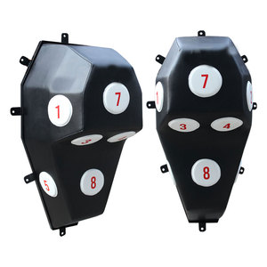 Cible de frappe murale en cuir microfibre pour entraînement intensif de boxe, MMA et kickboxing, sac de frappe mural pour entraînement rapide - Product Image 1