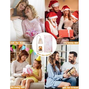 Lampada Scaldacera Dimmerabile in Cristallo Bianco con Timer, Altezza Regolabile, per Candele in Barattolo - Prodotto per Candele - Product Image 5