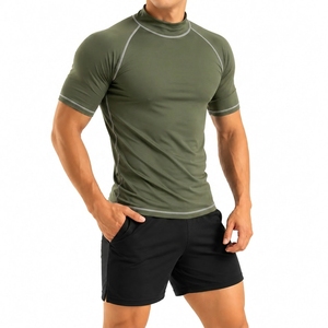 Premium Men's <b>Compression</b> <b>Shirt</b> Ready Stock OEM Private Label Activewear Factory - Product Image 4