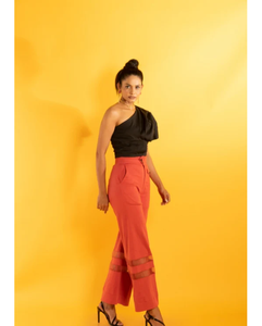 Pantalones Anchos de Satén de Algodón Elegantes para Mujer, Ropa Casual de Oficina para Verano, Tela Ligera y Suave, Ajuste Cómodo, Suministro al por Mayor - Product Image 2