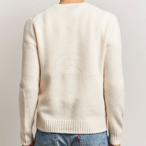 QURILL INDUSTRY Pull tricoté d'hiver pour homme – Chaud, décontracté et moderne, en mélange coton/laine doux et respirant, couleur unie - Product Image 2