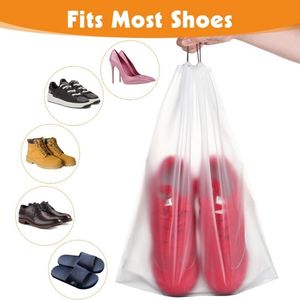 Set di 5 Borse da Viaggio Trasparenti con Coulisse, Impermeabili e Multiuso per Vestiti, Scarpe e Cosmetici - Product Image 6