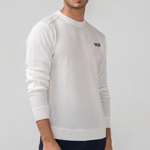 Chemise tendance en tricot gaufré, tissu extensible léger, excellent choix pour une garde-robe décontractée moderne - Product Image 2