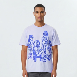 Camiseta personalizada para hombre, de algodón 100% de alta calidad, precio económico, ecológica, con estampado serigrafiado, en venta. - Product Image 1