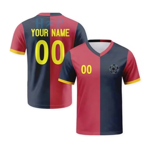 Camisetas de Fútbol Sublimadas Personalizadas al por Mayor OEM, Camisetas de Fútbol Transpirables de Alta Calidad con Diseño de Logotipo Bordado, Conjuntos de Camisetas de Fútbol - Product Image 6