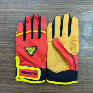 Wholesale Professional Unisex Baseball Batting Gloves Customized Design Sheepskin Leather High Quality Lightweight Wrist Support - Product Image 2
