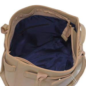 Bolsos Tote de Cuero Genuino para Mujer, Venta al Por Mayor OEM, Gran Capacidad, Elegantes y Clásicos, con Logotipo Personalizado para Mujeres a la Moda 2026 - Product Image 4