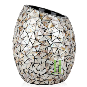 แจกันตั้งโต๊ะเปลือกหอยมุกตกแต่งสไตล์โมเดิร์นใหม่ พร้อมดีไซน์หลากหลาย ผลิตโดยโรงงาน HNH Craft รับผลิตแบบ OEM - Product Image 4