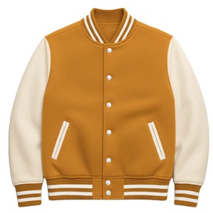 แจ็คเก็ตเบสบอลแบบ Varsity Letterman แจ็คเก็ตพัฟเฟอร์ แจ็คเก็ตฤดูหนาว 2026 - Product Image 4