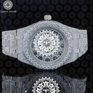 Reloj Charm Jewells de Lujo, Acero Inoxidable, 40 mm, Movimiento Mecánico Analógico, Fecha Automática, Luminoso, Cierre Plegable, Resistente al Agua 10 Bar - Product Image 5