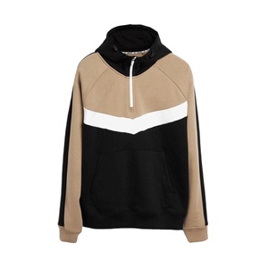 Pull à capuche bicolore uni pour homme, pull oversize de haute qualité, Logo personnalisé, sweat à capuche unisexe pour homme, nouvelle collection - Product Image 1