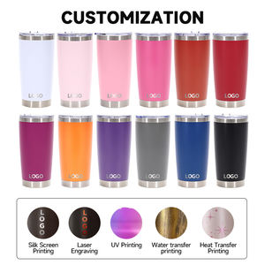 最高の季節限定プロモーションギフト、サーモカーカップ、卸売直販価格、カスタム印刷、ステンレス鋼304、断熱20オンスのタンブラーマグ - Product Image 5