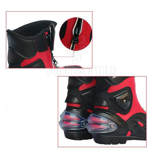 Zapatos de moto duraderos para hombre, calzado de conducción con suela resistente, ajuste cómodo para viajes de larga distancia en motocicleta - Product Image 3