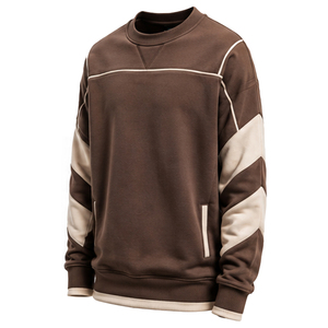 Sweat-shirt à col rond pour homme, impression personnalisée, broderie, polaire premium, pull-over décontracté, vêtements de sport, streetwear, fabricants OEM pour hommes - Product Image 3