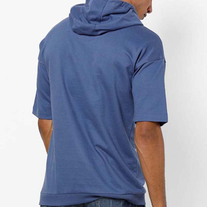 Camiseta con Capucha de Manga Corta para Hombre, Informal, Cómoda, de Verano, Corte Holgado, Sudadera con Capucha de Manga Corta - Product Image 5