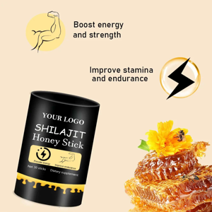 Palitos de Miel Energéticos de Primera Calidad con Shilajit del Himalaya y Miel Natural para Recuperación de la Energía, Concentración y Apoyo al Bienestar Diario - Product Image 5
