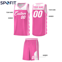 Ensemble de shorts et maillots de basket-ball professionnels personnalisés, uniforme de basket-ball imprimé sur mesure pour les équipes, logo personnalisé, nom de l'équipe, 100% polyester, séchage rapide