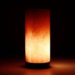 Pure Natural Himalayan Pink Salt Lamp Cylinder Design <b>USB</b> Powered Desktop <b>Night</b> <b>Light</b> - Product Image 4
