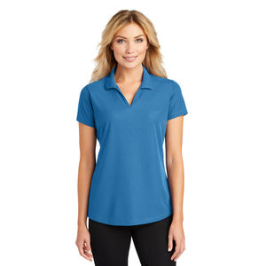 Polo de Manga Corta para Mujer, Color Verde Celadón, de Secado Rápido, Transpirable y Ligero, de Alta Calidad - Product Image 3