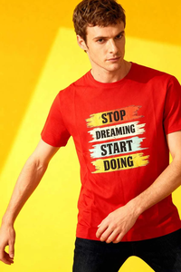 '' เสื้อยืด SOSH 4 '' เสื้อยืดผู้ชายหยุดฝันไปไกล แล้วเริ่มทำสิ่งที่ต้องทำ - Product Image 2