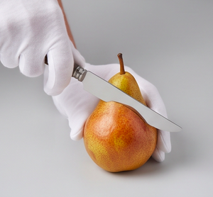 Ensemble de 8 couteaux à fromage, lame en acier inoxydable, manche en résine à motif marbré, épandeur à beurre pour usage en cuisine - Product Image 5