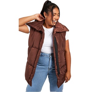 Ropa de Invierno en Oferta, Personalizada para Mujer, Acolchada, Tejida, Transpirable, de Secado Rápido, Cálida, Estilo Urbano, Manga Corta - Product Image 2