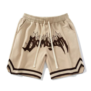 Pantalones Cortos de Baloncesto de Malla al Por Mayor, Pantalones Cortos de Baloncesto de Malla de Alta Calidad Hasta la Rodilla, Pantalones Cortos de Baloncesto Retro con Logotipo Personalizado, Pantalones Cortos de Baloncesto Bordados para Hombre - Product Image 5