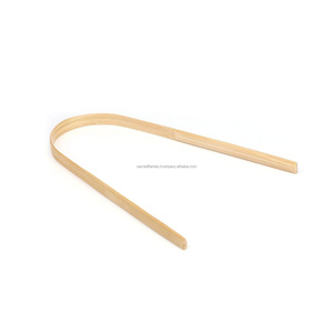Grattoir à Langue en Bambou Naturel Pur OEM Personnalisé Zéro Déchet Sans Plastique Soin Bucco-dentaire Hygiène Outil de Nettoyage Dentaire Vente en Gros - Product Image 2